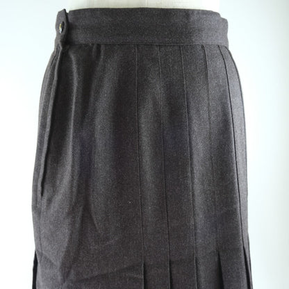 CHANEL skirt P03640V03532 wool Brown Flare Women 36