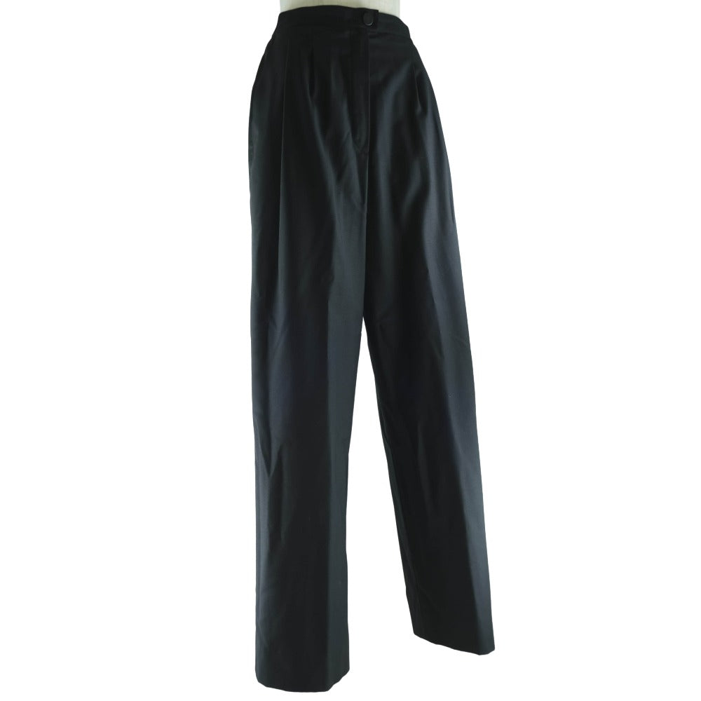 CHANEL Pants P12421V07021 wool black Women 38