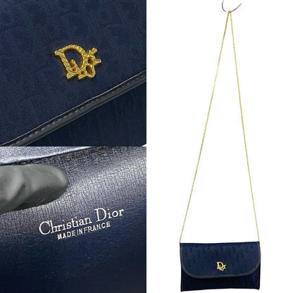Dior Shoulder Bag leather Navy