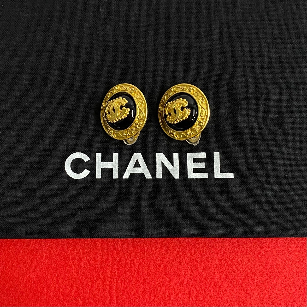 CHANEL Earring Gold Plated gold