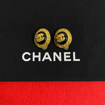 CHANEL Earring Gold Plated gold
