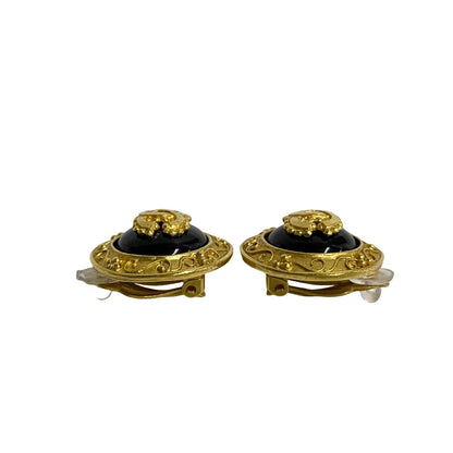 CHANEL Earring Gold Plated gold
