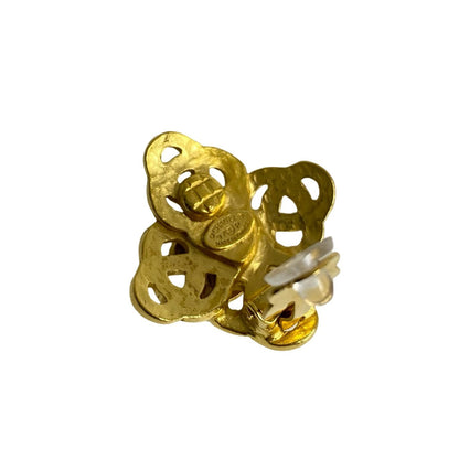 CHANEL Earring Gold Plated gold
