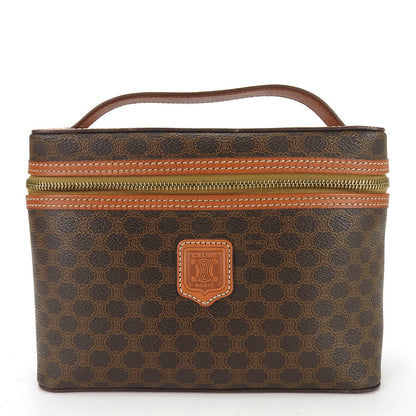 CELINE Handbag PVC, Leather Brown Macadam Women