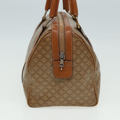 Luxury CELINE Macadam Canvas Mini Boston Bag Beige  80875
