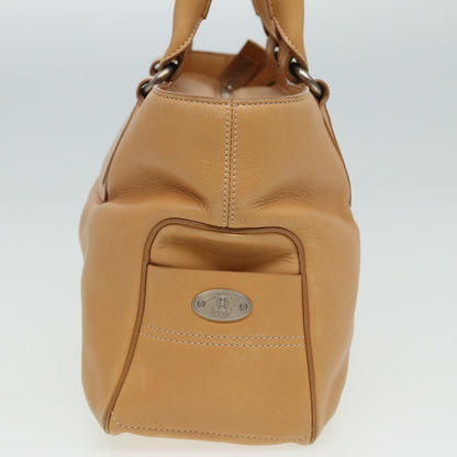 Luxury CELINE Hand Bag Leather Beige  80885