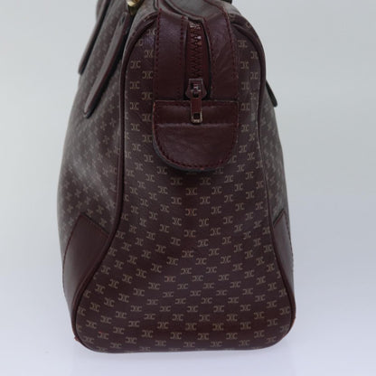 Luxury CELINE Macadam Canvas Hand Bag Red  80955