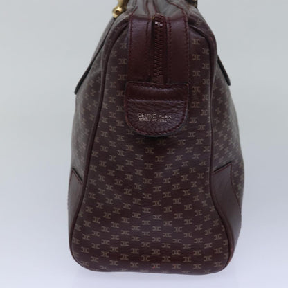 Luxury CELINE Macadam Canvas Hand Bag Red  80955