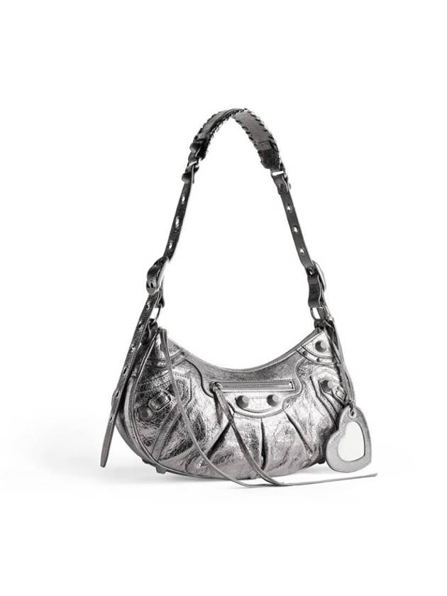 Luxury Balenciaga Trending 2025 Le Cagole Small Shoulder Bag Silver
