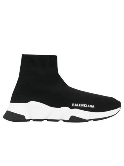 Luxury Balenciaga Trending 2025 Speed Trainer High Top Sneakers Black