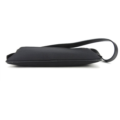 BURBERRY Shoulder Bag Canvas, Leather black Women