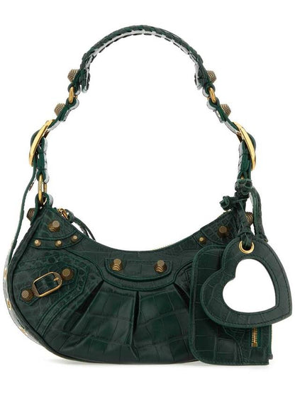 Luxury Balenciaga Trending 2025 Le Cagole XS Shoulder Bag Dark Green