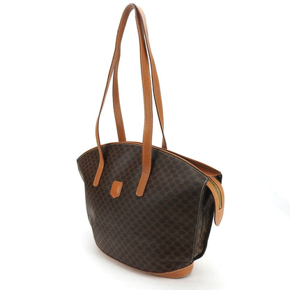 CELINE Tote Bag leather Brown Macadam
