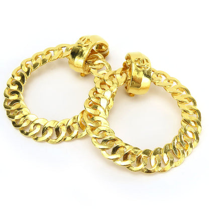 CHANEL Earring metal gold COCO Mark Women