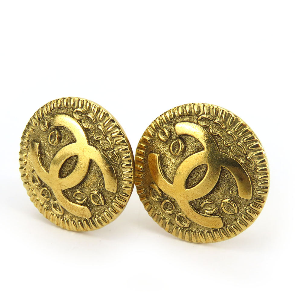 CHANEL Earring metal gold Women