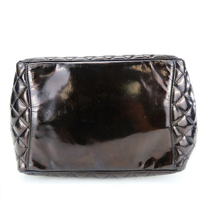 CHANEL Handbag enamel black