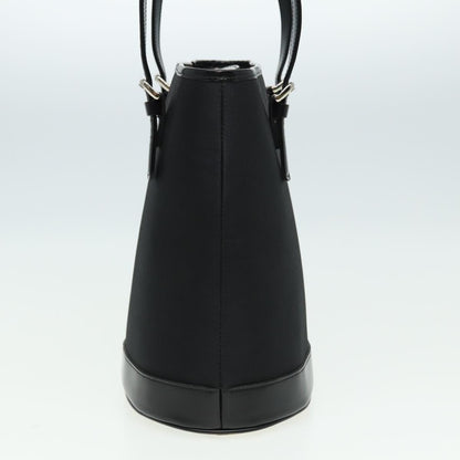 Luxury BurberrySs Blue Label Hand Bag Nylon Black Auth 81857