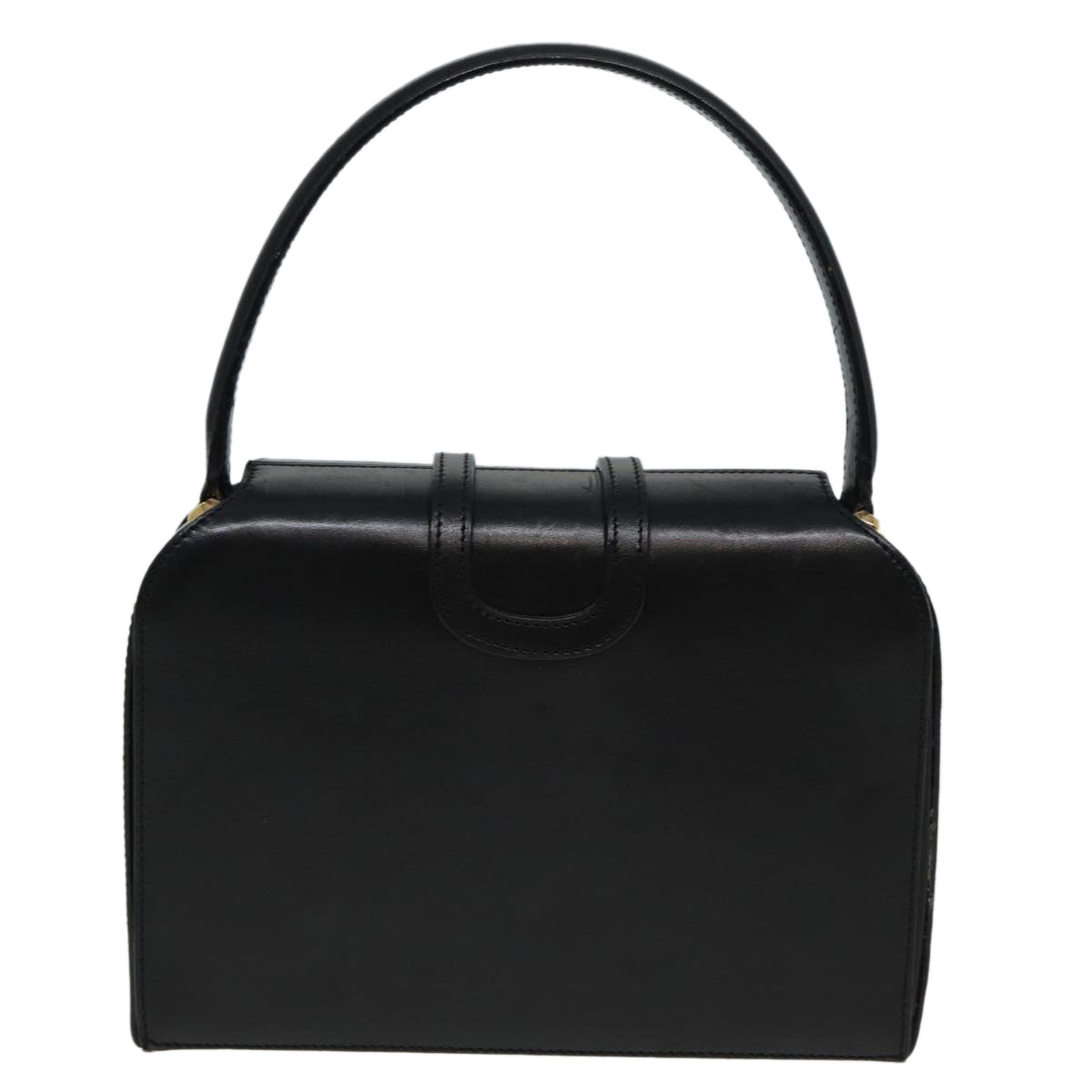 Luxury CELINE Hand Bag Leather Black  81877