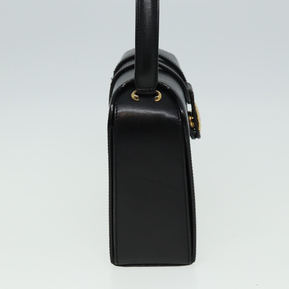 Luxury CELINE Hand Bag Leather Black  81877