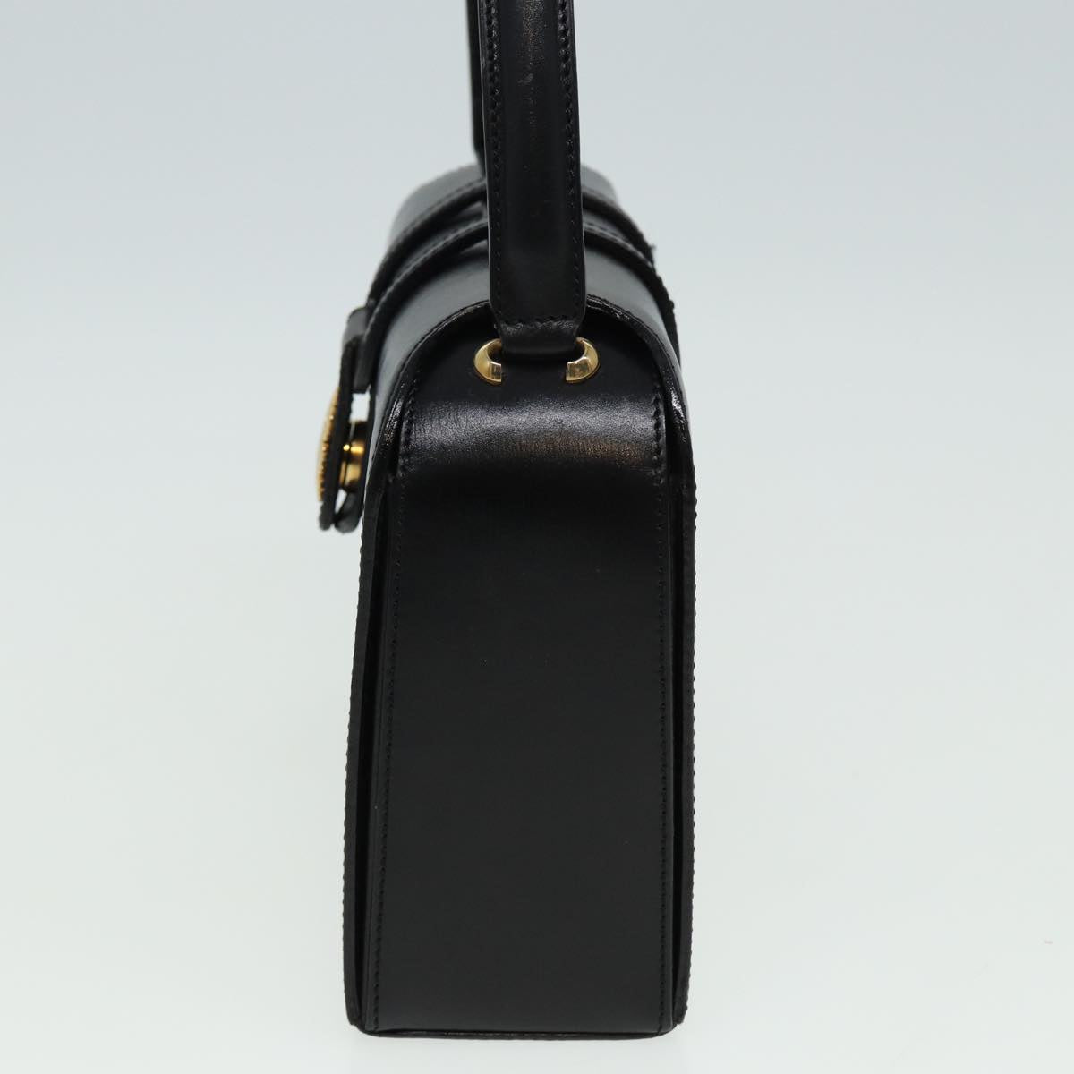 Luxury CELINE Hand Bag Leather Black  81877