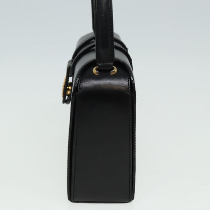 Luxury CELINE Hand Bag Leather Black  81877