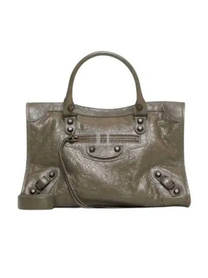 Luxury Balenciaga Trending 2025 Le City Small Tote Bag Army Green