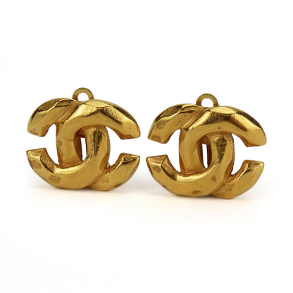 CHANEL Earring metal gold COCO Mark