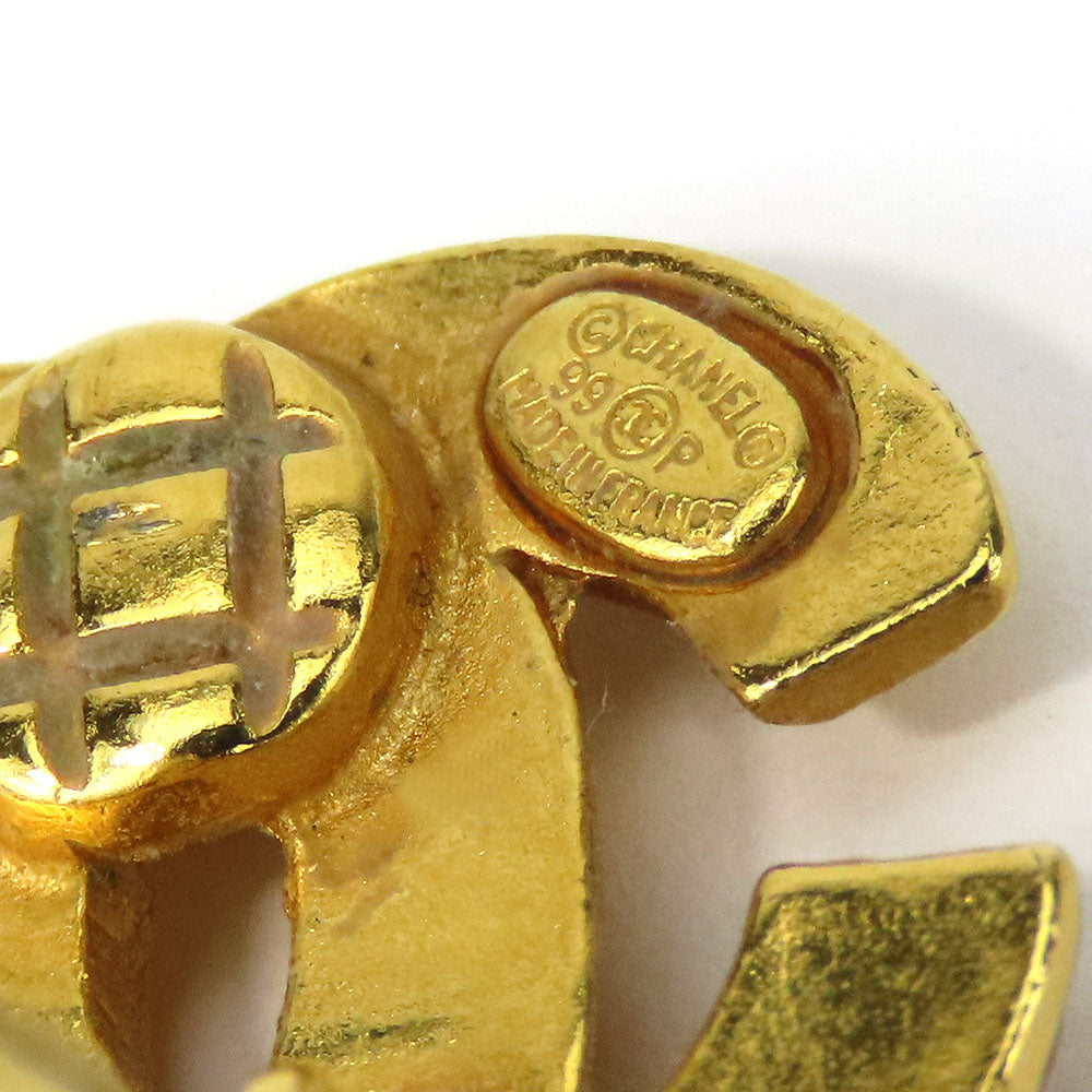CHANEL Earring metal gold COCO Mark
