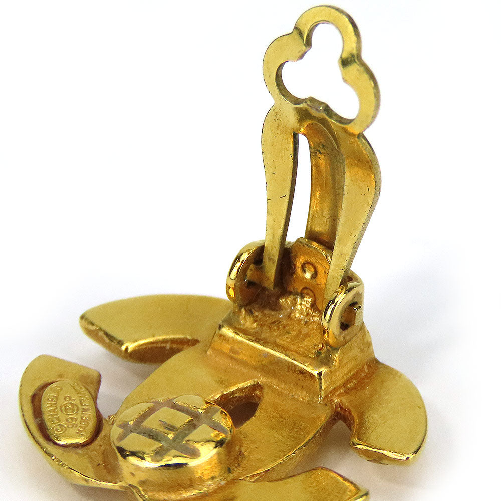 CHANEL Earring metal gold COCO Mark