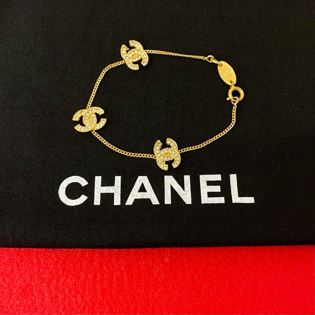 CHANEL bracelet Gold Plated gold