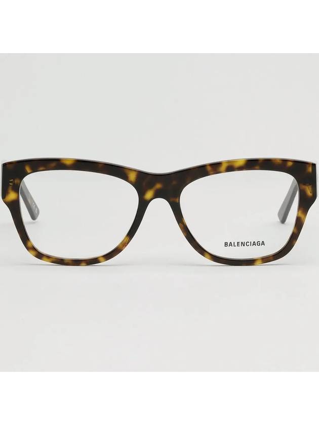 Luxury Balenciaga Trending 2025 Acetate Square Eyeglasses Havana