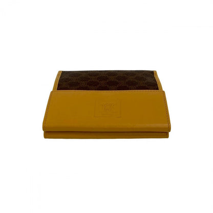 CELINE Bifold Wallet leather Brown