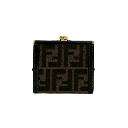 FENDI Tri-fold wallet leather black
