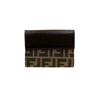 FENDI Bifold Wallet leather Brown
