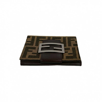 FENDI Bifold Wallet leather Brown