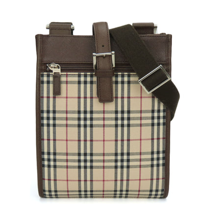 BURBERRY Shoulder Bag Canvas, Leather beige Women