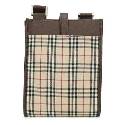 BURBERRY Shoulder Bag Canvas, Leather beige Women