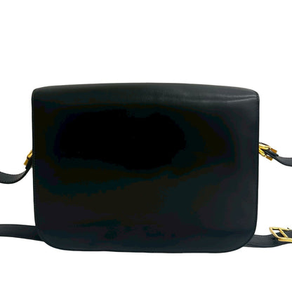 CELINE Shoulder Bag leather black