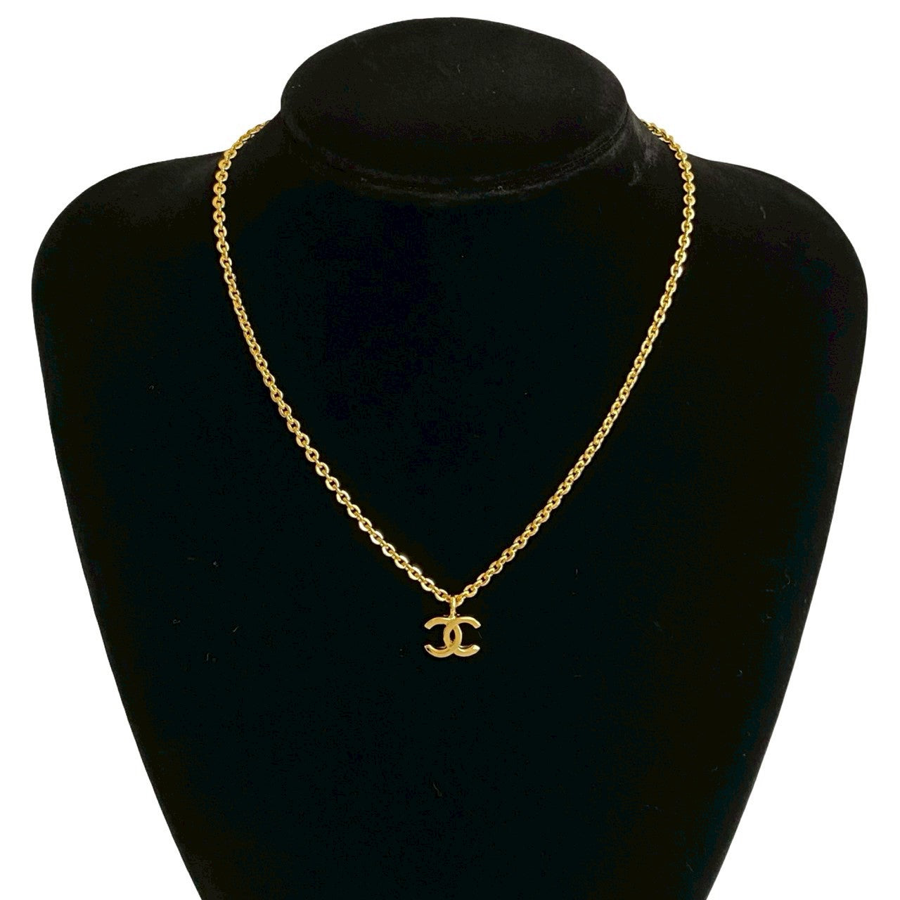 CHANEL Necklace Gold Plated gold