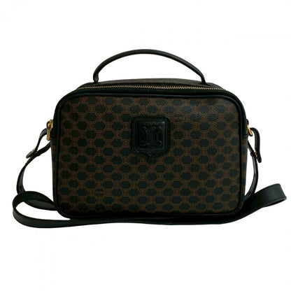 CELINE Shoulder Bag leather black