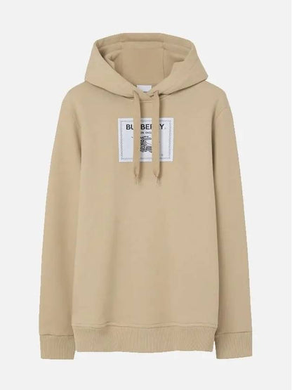 Luxury Burberry Men's Prorsum Label Cotton Hoodie Beige