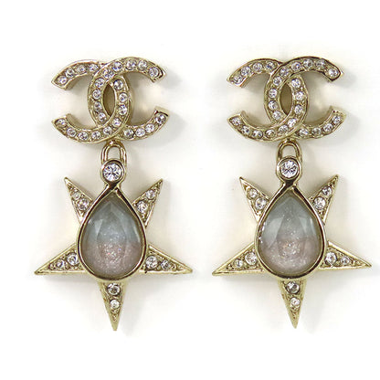 CHANEL Pierce metal gold COCO Mark