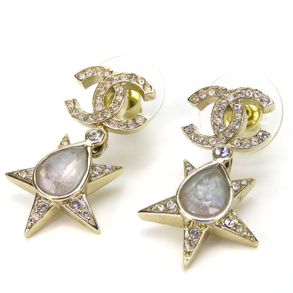 CHANEL Pierce metal gold COCO Mark