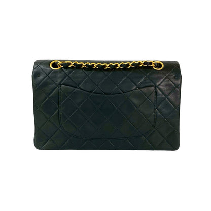 CHANEL Shoulder Bag lambskin black Matrasse