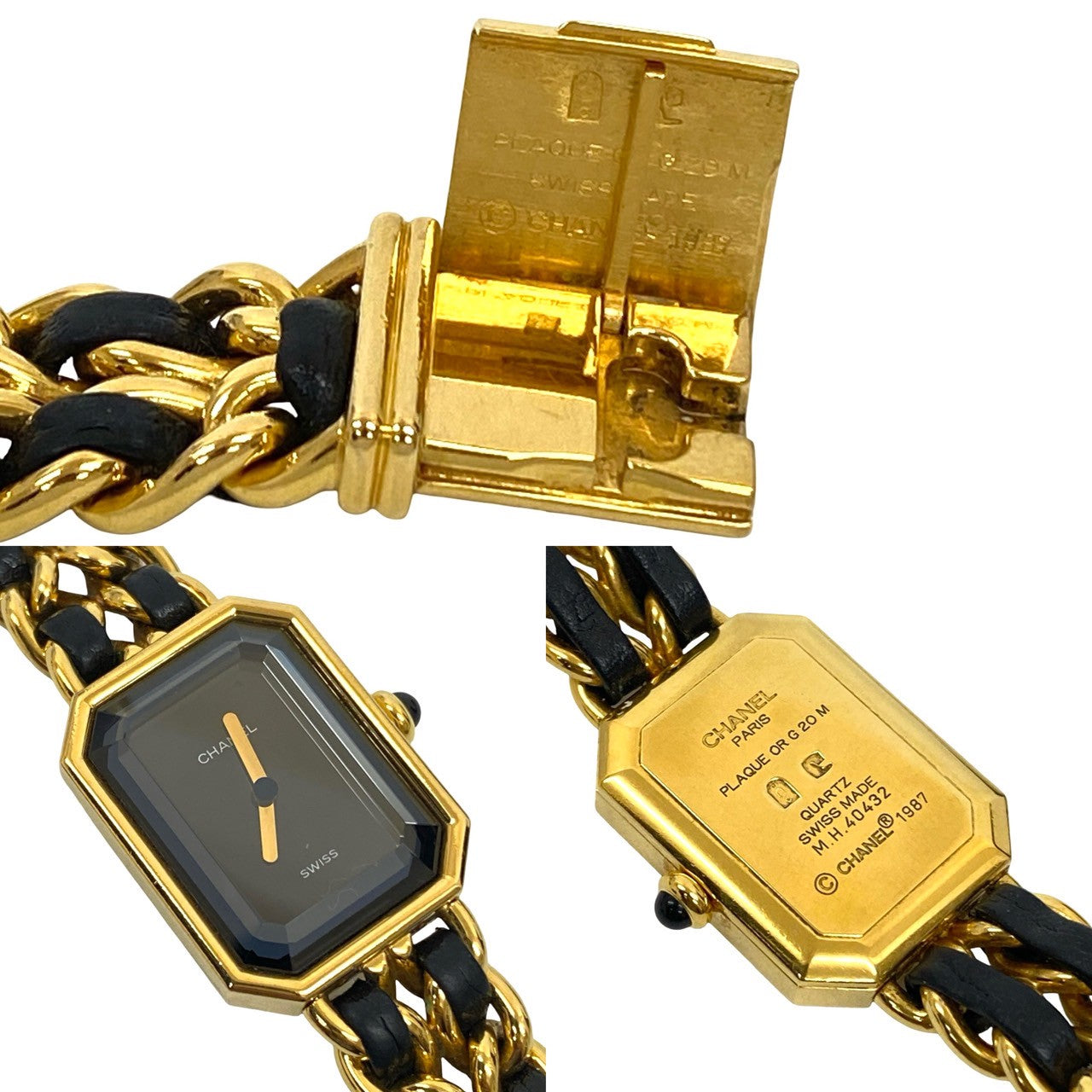 CHANEL Watches Stainless steel gold Premiere