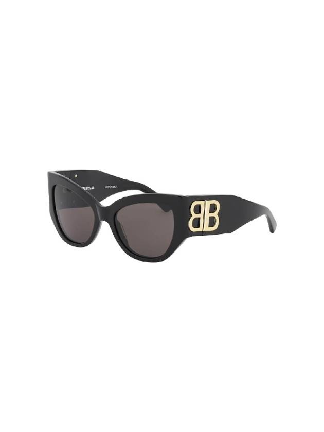 Luxury Balenciaga Trending 2025 BB Logo Cat-Eye Sunglasses Black