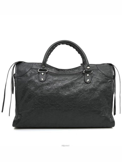 Luxury Balenciaga Trending 2025 City motor bag gray 505550 cross
