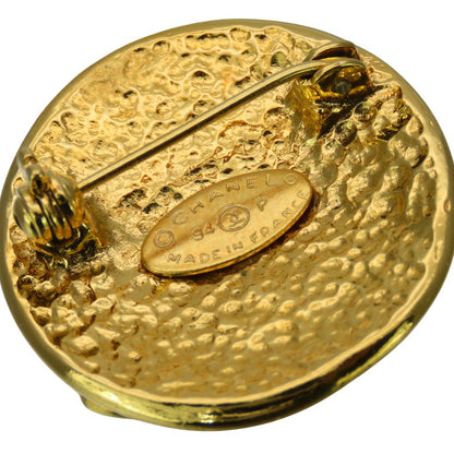 CHANEL Brooch metal gold Women