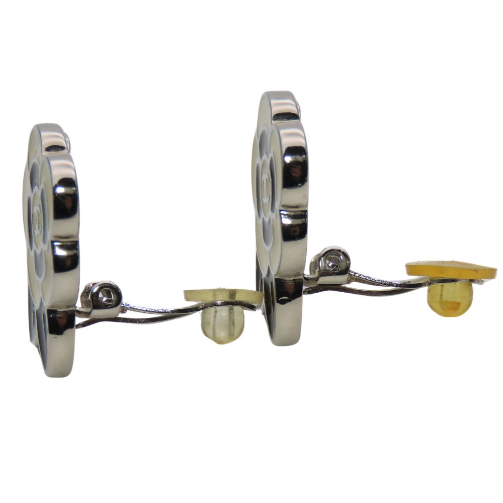 CHANEL Earring metal Silver COCO Mark Women