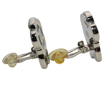 CHANEL Earring metal Silver COCO Mark Women